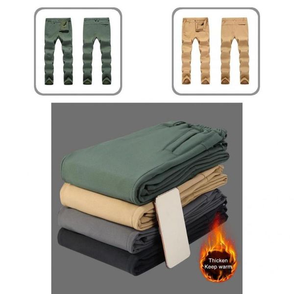 

men's pants all match stylish smooth men thick outdoor straight for hiking, Black