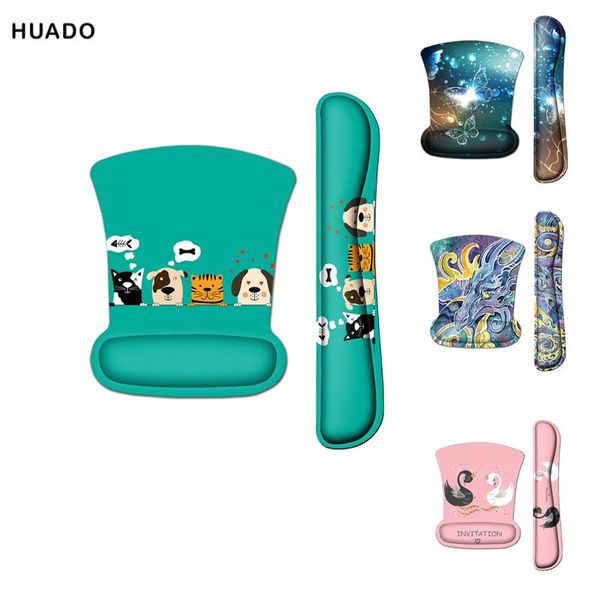 

mouse pads & wrist rests pad ergonomic rest support gaming with lycra cloth non-slip