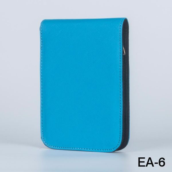 

fountain pen / roller pencil case bag real leather quality washed sky blue /coffee pouch holder bags