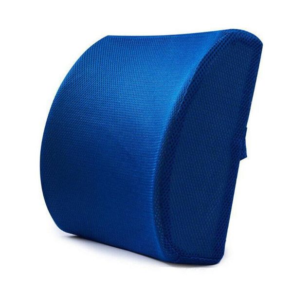 

seat cushions portable cushion lumbar back pillow relief pain office memory foam breathable ergonomic car support home elastic high density