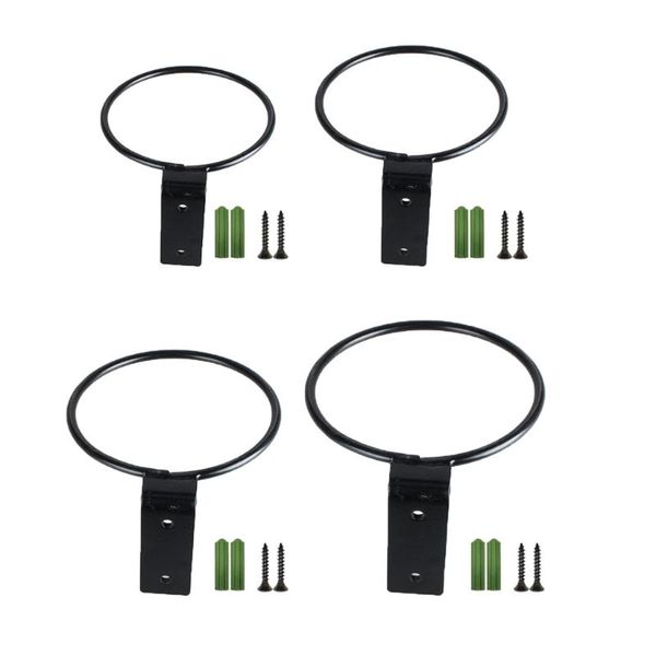 

planters & pots wall mounted metal planter hook hangers indoor outdoor decorative bracket flower pot holder rings q1fd