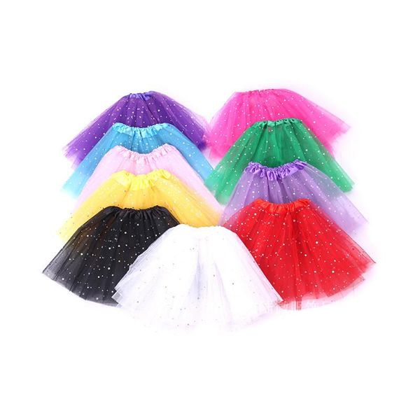 

skirts brand 2-8t baby girls kids clothes shiny star tutu skirt princess girl party tutus tulle pettiskirt children ballet dance, Blue
