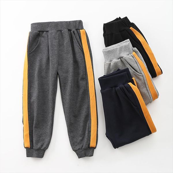 

kids pants boys casual clothing cotton long trousers children sport 3 7t, Blue