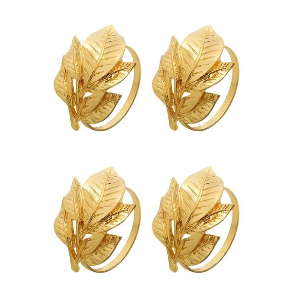 

4pcs napkin buckle holder decoration, used for wedding, party, dinner, christmas table decoration rings