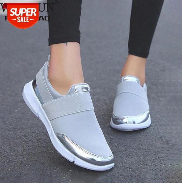 

spring women slip on loafers ladies casual comfortable flats female breathable stretch cloth shoes fashion zapatillas 2020 #mp2r