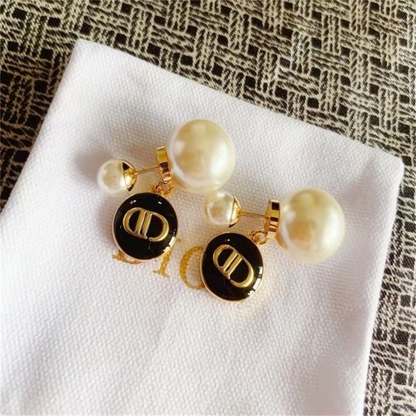 

87% off wholesale shop home glue dropping pearl earrings brass earrings female silver needle, Golden