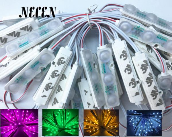 

50pcs smd5730 3leds led module waterproof 1.2w/pc dc12v samsung chip modules
