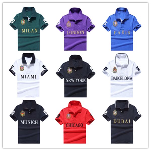 

classic polo horse designers men label shirts #rl8072 essentials off luxury summer short sleeve fashion white tees embroidery racing city ca, White;black