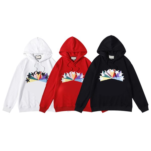 

mens hoodies sweatshirts designer hoodie street hip hop cotton loose fit womens sweatshirt size s-xl m-2xl, Black