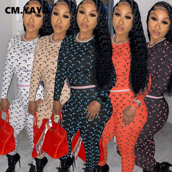 

patchwork print two 2 piece set for women outdoor long sleeve legging pants trasuit fitness matching set outfitby air, White