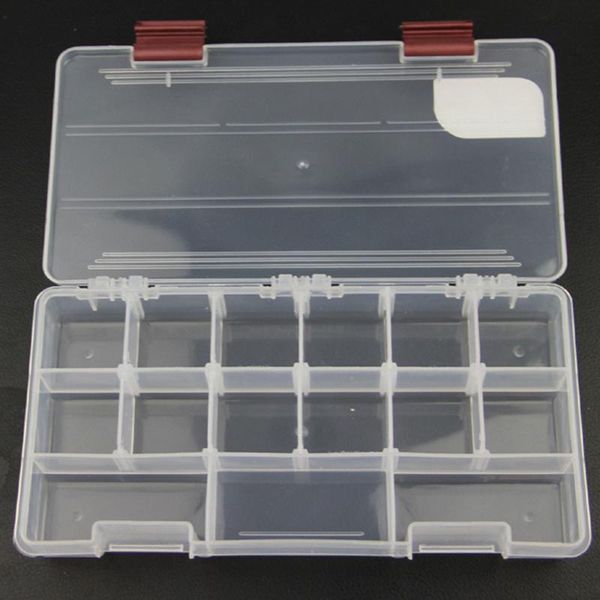 

transparent fishing lure hook tackle box plastic storage supplies accessories