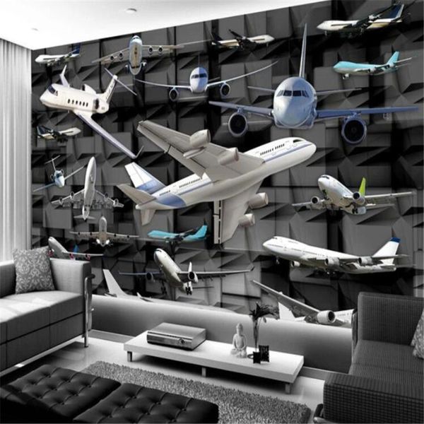 

wallpapers milofi3d wall mural large aircraft wallpaper