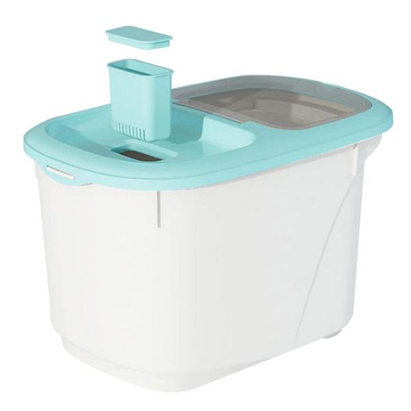 

large multifunctional rice bucket kitchen insect-proof sealed grain storage bin moisture-proof cylinder kitche bottles & jars