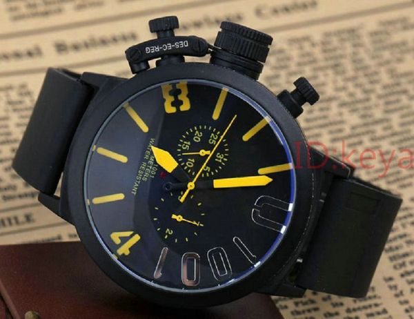 

designer watches designer watch luxury watch black case mens sports 50mm big boat silver rubber classic automatic movement mechanical wriste, Slivery;brown