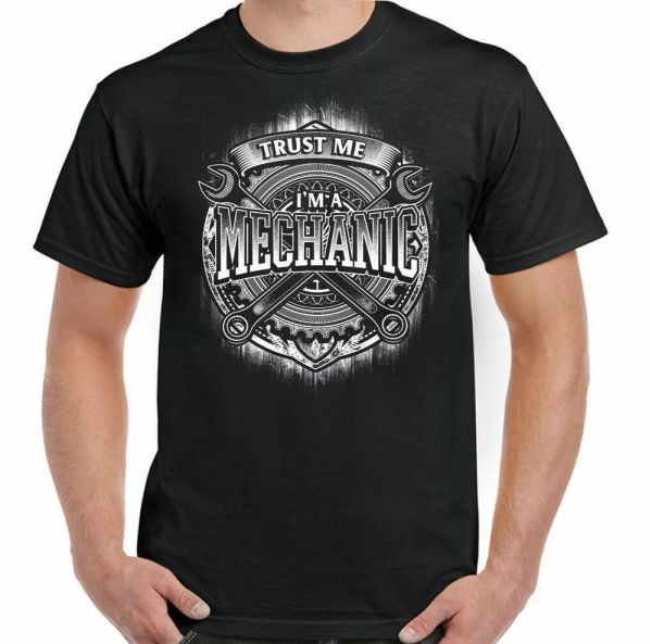 

trust me i 'm a mechanic mens funny fathers day car lorry-tensioner, White;black