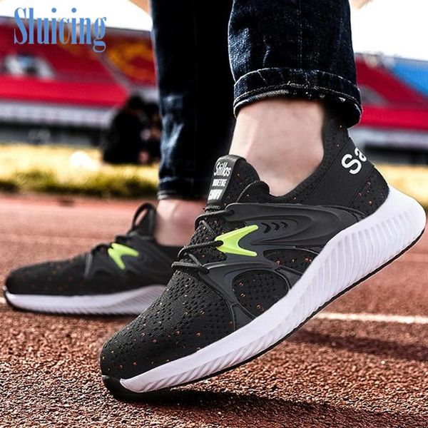 

boots sluicing safety work shoes for men steel toe cap anti-smashing protective construction sneakers, Black