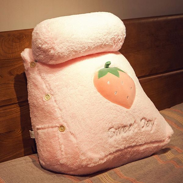 

cushion/decorative pillow pink comfort creative sofa cushion back triangle childrens small fluffy cogines de sala bd50cu