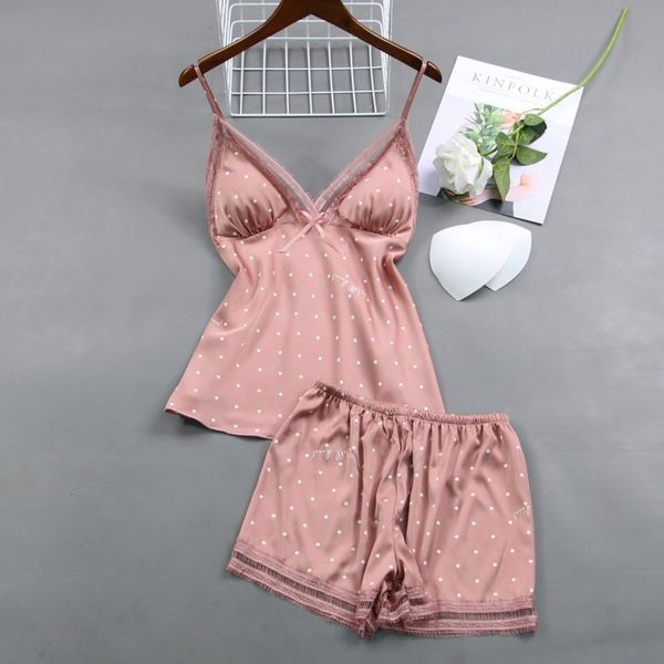 

ladies silk satin sleepwear sleeveless pyjama v-neck pijama pajama set plus size sleep wear nightwear for women, Black;red