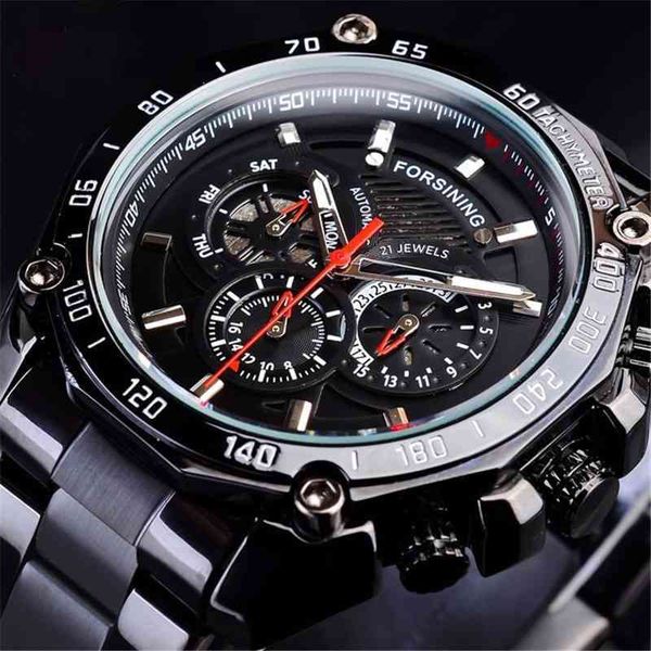 

watches luxury designer sports gentlemen rustless steel tape mechanical lighting automatic men relocks para hombre, Slivery;brown