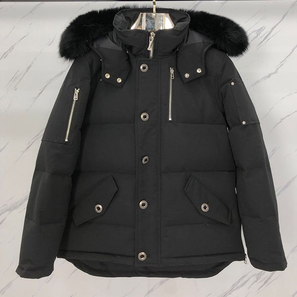 

2021 fashion famous classic k winter down parkas hoody prevent the wind man jackets zippers designer jacket warm coat outdoor parka, Black
