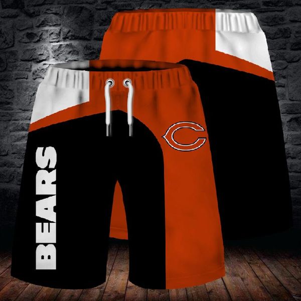 

summer men leisure shorts 3 d digital printing fashion sports elastic beach pants men's, White;black