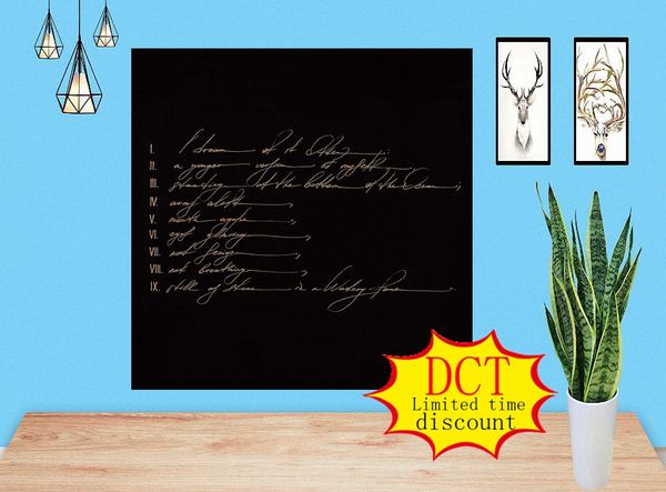 

telefon tel aviv dreams are not enough album poster music cover silk art print