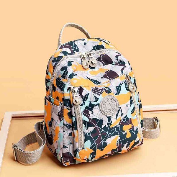 

simple girl mommy fashion backpack oxford cloth korean travel schoolbag college student