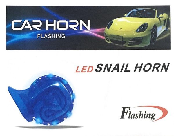 

other auto electronics car horn flashing led snail 12v electric lond air 400-500hz tone 18 sounds truck motorcycle accessories