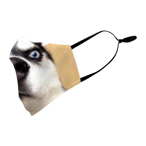

3d puppy exprsion pack printed mask can be washed repeatedly