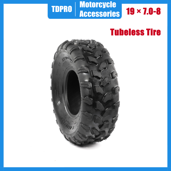 

motorcycle wheels & tires tyre accessories 19Ã7.00-8 rear/back tubeless tire for mower go kart scooter atv quad buggy