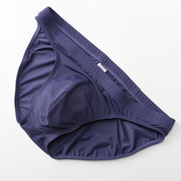 

ice silk triangle pants breathable hip lifting men's underwear high transparent ultra thin silky comfortable, Black;white