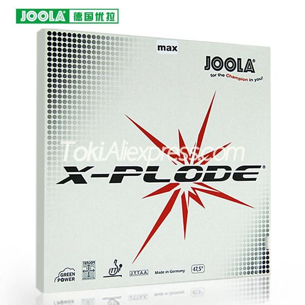 

joola x-plode (speed & spin) express table tennis rubber pips-in original pong sponge raquets