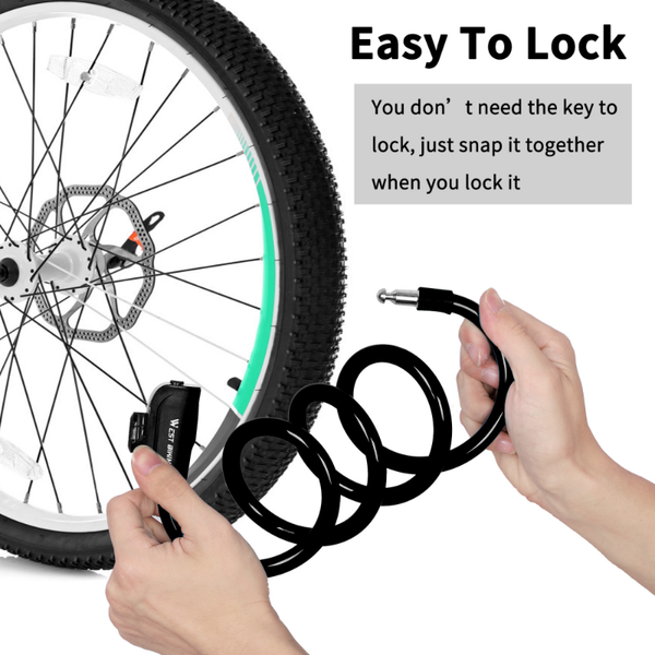 

bike locks lock anti theft security bicycle accessories with 2 keys cable mtb road motorcycle cycling bikes