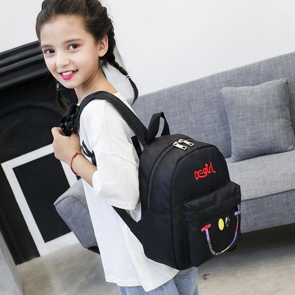 

style cartoon children's bags nylon lightweight kindergarten book bag 4-6 years old baby backpack school
