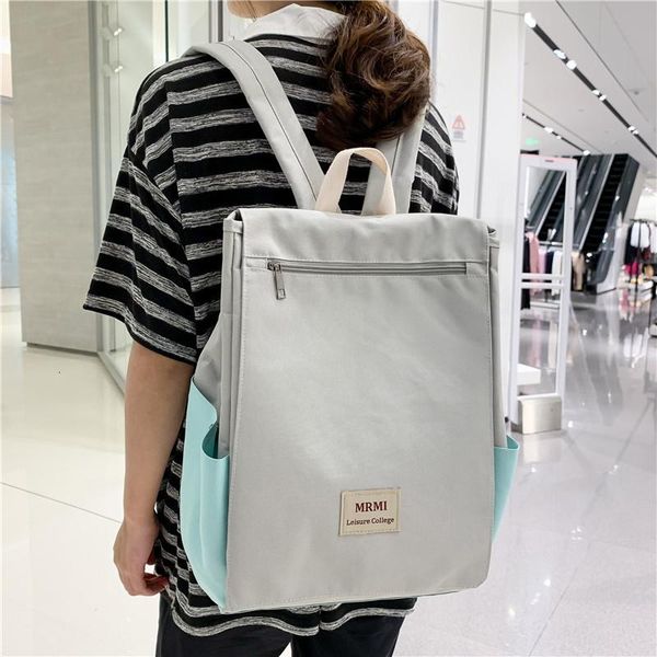 

women backpack oxford school bag for girls black mochilas shoulder female panelled casual travel