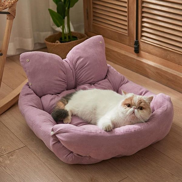 

cat beds & furniture pet bed warm cushion for house soft puppy washable sofa mat dog sleeping cats nest