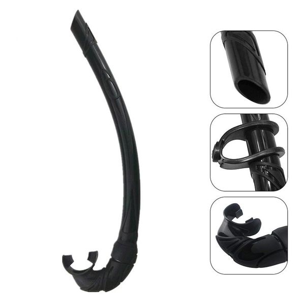 

silicone snorkel tube diving dry underwater scuba breathing mouthpiece swimming snorkelingequipment pool & accessories