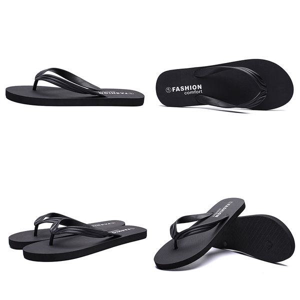 Männer Slide Slipper Sport Triple Black Casual Strandschuhe Hotel Flip Flops Sommer Rabattpreis Outdoor Herren Hausschuhe