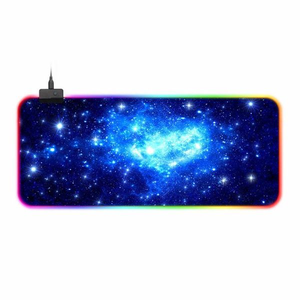 

mouse pads & wrist rests gms-x3 350x250x3mm star version colorful symphony glowing pad gaming soft non-slip rubber base mat