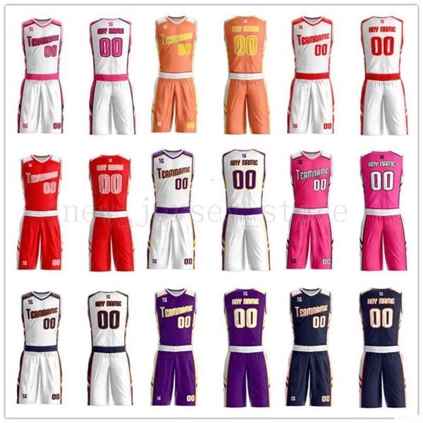 

customize any name any number man women girl youth kids boys basketball jerseys sport shirts as the pictures you offer zz0020, Black;red