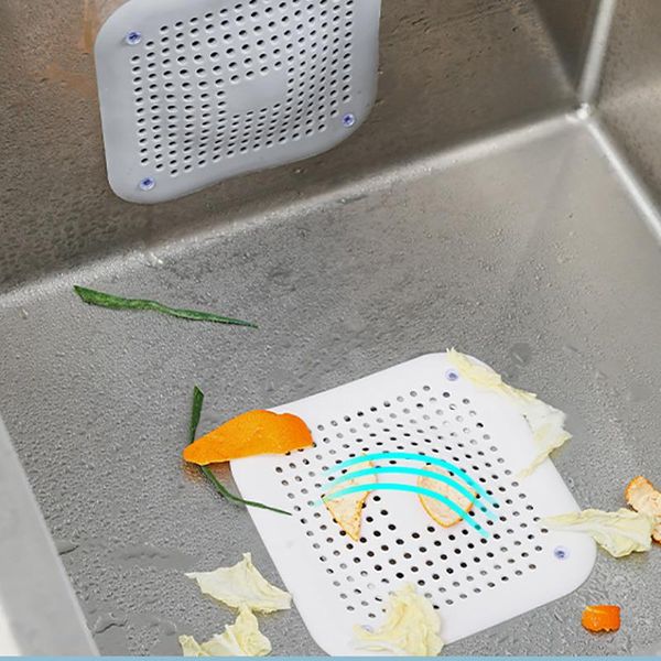 Altre forniture per servizi igienici da bagno 1/2 pezzi Scarico a pavimento aggiornato per filtro lavello da cucina Tappo per raccolta capelli Anti-intasamento Doccia Accessorio per il bagno