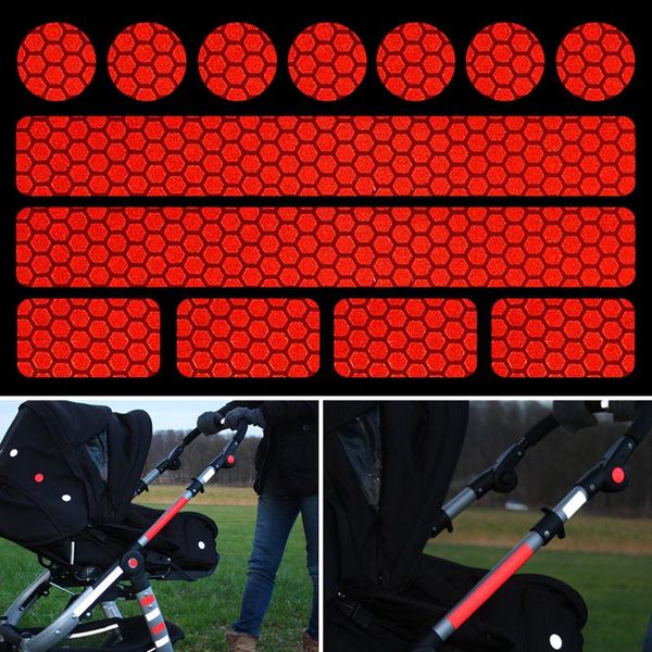 

sell reflective sticker 13 stickers for pushchairs, bicycle helmets traffic light