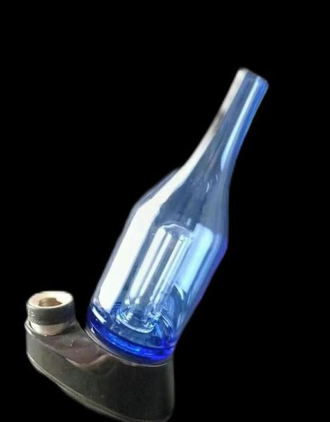 Blaue Flasche Carta oder Peak zwei Arten Glas-Shisha-Dab-Rig-Rauchpfeife, Werksverkauf willkommen auf Bestellung