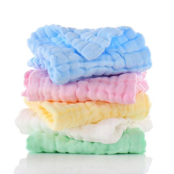 

towel 5pcs/lot cotton saliva handkerchief born baby face towels nursing size 30*30cm hand