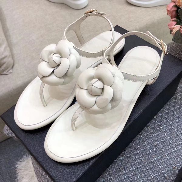 

luxury shoes women designers brand flowers summer sandals women low heel ankle strap gladiator sandals women zapatos de mujer, Black