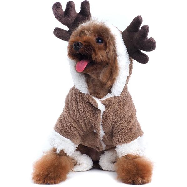 

dog apparel christmas clothes jumpsuit warm pet clothing overalls chihuahua yorkie puppy costume poodle schnauzer coat xmas