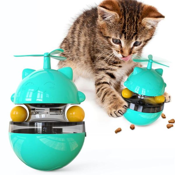 

pet toys cat leaking ball turntable windmill whirling for cats kitten play game interactive supplies