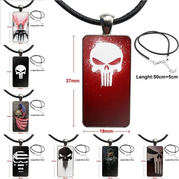

pendant necklaces for men women gift glass galaxy necklace steel plated jewelry american sniper chris kyle logo, Silver