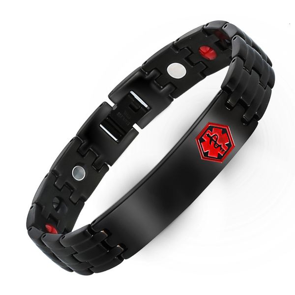 

bangles bracelet men's creative fashion jewelry stainless steel for men, Black