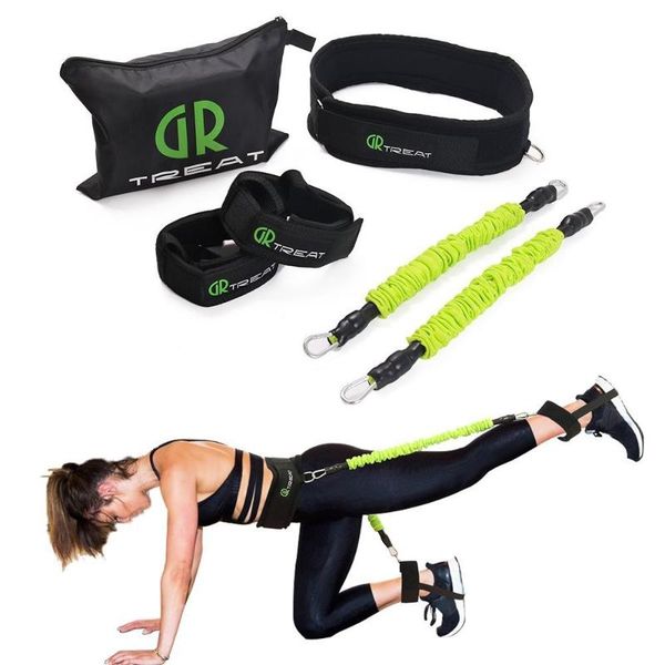 

fitness booty buband resistance bands adjustable exercise belt for jump training workout leg bouncing trainer drop